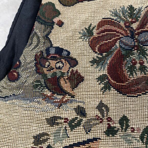 Vintage Gitano Holiday Tapestry Women's One Size Fits Most Button Up Vest - Picture 5 of 9